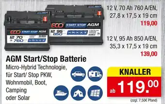 Zimmermann Eco agm start/stop batterie Angebot
