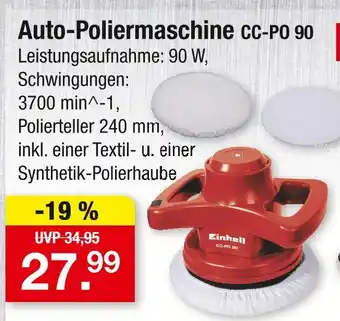 Zimmermann Einhell auto-poliermaschine cc-po 90 Angebot