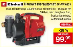 Zimmermann Einhell hauswasserautomat gc-aw 6333 Angebot