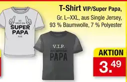 Zimmermann T-shirt vip/super papa Angebot