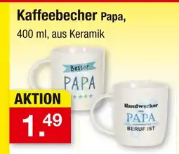 Zimmermann Kaffeebecher papa Angebot