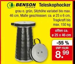 Zimmermann Benson garden teleskophocker Angebot