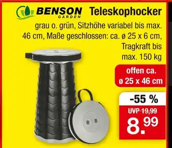 Zimmermann Benson garden teleskophocker Angebot