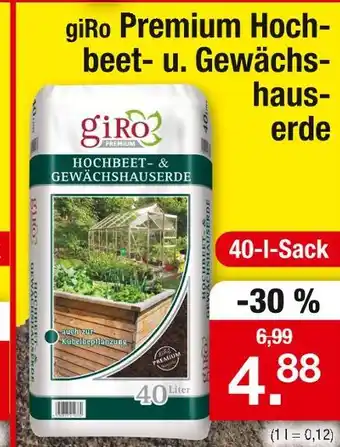 Zimmermann Giro premium hochbeet- u. gewächshauserde Angebot