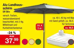 Zimmermann Alu-landhausschirm Angebot