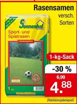 Zimmermann Sonnenhof rasensamen Angebot