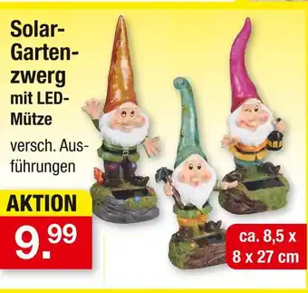 Zimmermann Solar-gartenzwerg mit led-mütze Angebot