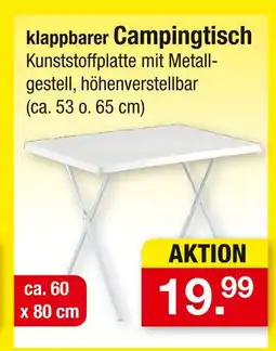 Zimmermann Klappbarer campingtisch Angebot