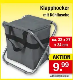 Zimmermann Klapphocker mit kühltasche Angebot