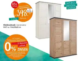 Zurbrüggen Kleiderschrank 3-türig Angebot