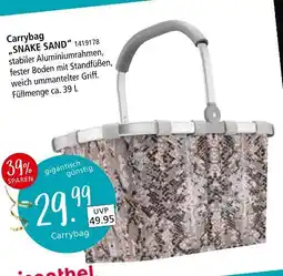 Zurbrüggen Carrybag snake sand Angebot