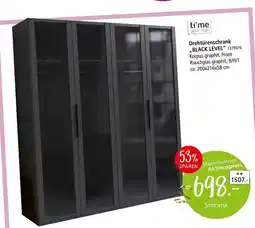 Zurbrüggen Time your style drehtürenschrank black level Angebot