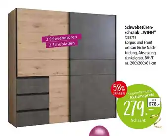 Zurbrüggen Hom´in schwebetürenschrank winn Angebot