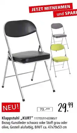 Zurbrüggen Klappstuhl kurt Angebot