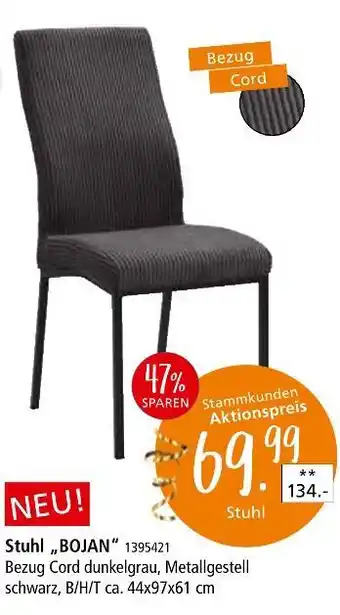Zurbrüggen Stuhl bojan Angebot
