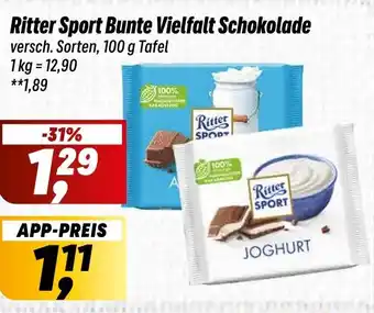 Simmel Ritter Sport Bunte Vielfalt Schokolade Angebot