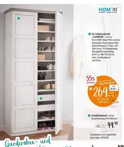 Zurbrüggen Hom'in xl-schuhschrank camron, schubladenset Angebot