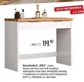 Zurbrüggen Konsolentisch idea Angebot
