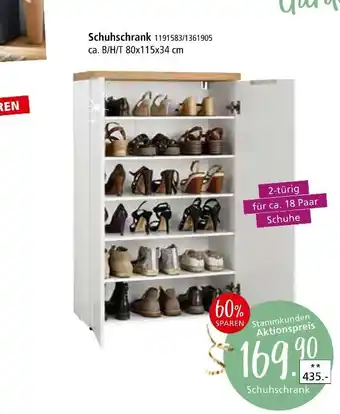 Zurbrüggen Schuhschrank Angebot