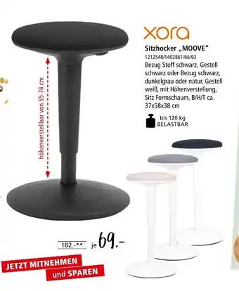 Zurbrüggen Xora sitzhocker „moove“ Angebot