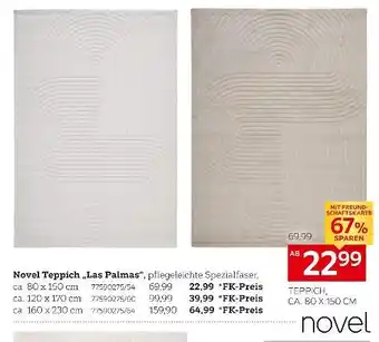 XXXLutz Novel teppich „las palmas“ Angebot