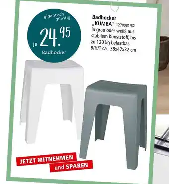 Zurbrüggen Badhocker Angebot