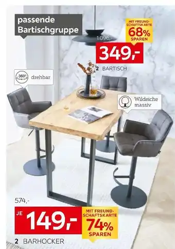 XXXLutz Bartisch oder barhocker Angebot