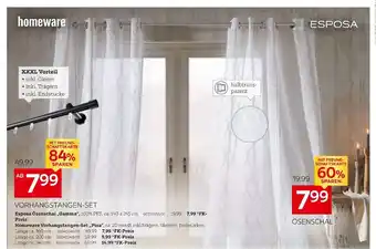 XXXLutz Esposa vorhangstangen-set Angebot