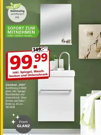Segmüller Gästebad „4050” Angebot