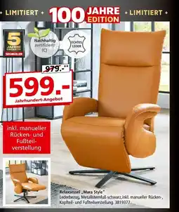 Segmüller Seggmüller relaxsessel „mara style” Angebot