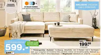 Segmüller Polstergarnitur summer oder megahocker Angebot