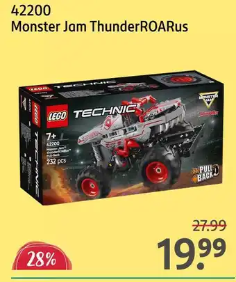 Rossmann Lego monster jam thunderroarus Angebot