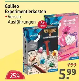 Rossmann Galileo experimentierkasten Angebot