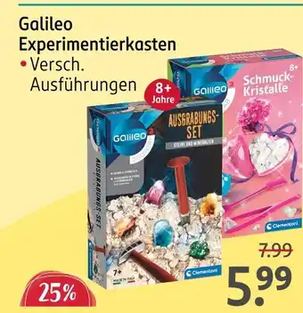 Rossmann Galileo experimentierkasten Angebot