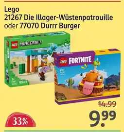 Rossmann Lego die illager-wüstenpatrouille oder durrr burger Angebot