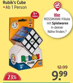 Rossmann Rubik's cube Angebot