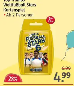 Rossmann Top trumps weltfußball stars kartenspiel Angebot