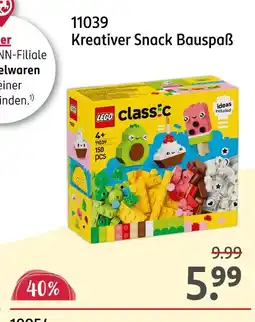 Rossmann Lego kreativer snack bauspaß Angebot