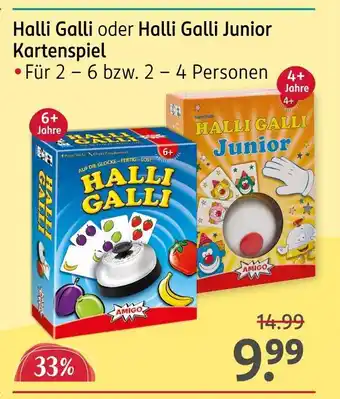 Rossmann Halli galli oder halli galli junior kartenspiel Angebot