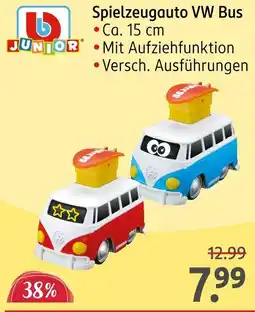 Rossmann Junior spielzeugauto vw bus Angebot