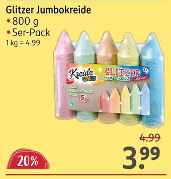 Rossmann Kreide spaß glitzer jumbokreide Angebot