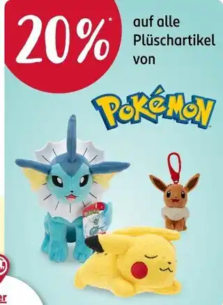 Rossmann Pokémon plüschartikel Angebot