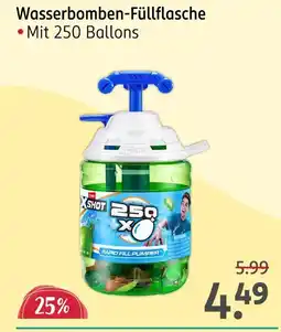 Rossmann Xshot wasserbomben-füllflasche Angebot