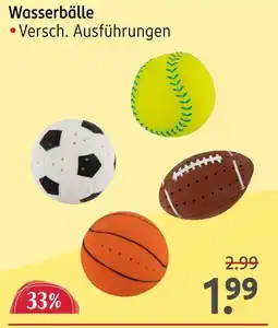 Rossmann Wasserbälle Angebot
