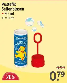 Rossmann Pustefix seifenblasen Angebot