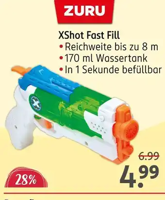 Rossmann Zuru xshot fast fill Angebot