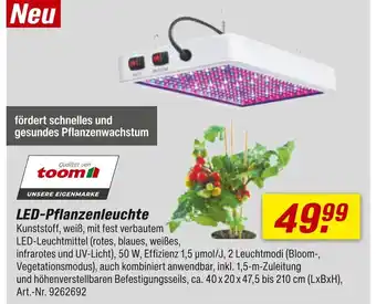 toom Baumarkt Toom led-pflanzenleuchte Angebot