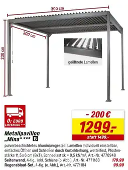 toom Baumarkt Metallpavillon „mina“ Angebot