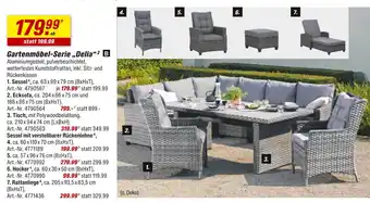 toom Baumarkt Gartenmöbel-serie „delia“ Angebot