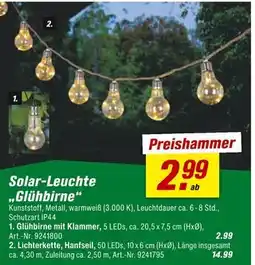 toom Baumarkt Solar-leuchte glühbirne Angebot
